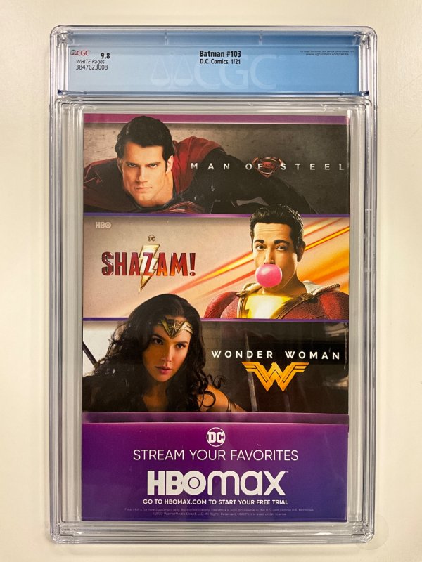 Batman #103 (2021) CGC 9.8