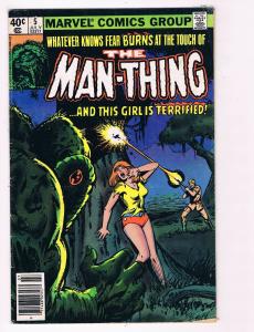 Man-Thing # 5 FN Marvel Comic Book Avengers Iron Man Hulk Spider-Man B99