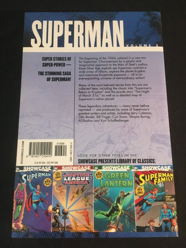 SHOWCASE PRESENTS SUPERMAN Vol. 2 Trade Paperback