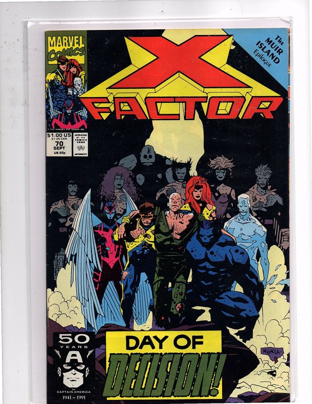 Marvel Comics  X-Factor #70 Peter David Story Mike Mignola Cover