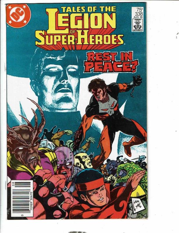 6 Tales Of Legion Of Super-Heroes DC Comic Books # 335 336 337 338 339 342 JG4