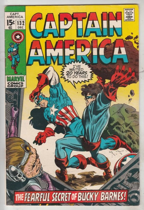 Captain America #132 (Dec-70) VF/NM High-Grade Captain America