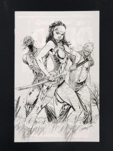 The Walking Dead #19 (2018) J. Scott Campbell Blind Bag Virgin Sketch Variant