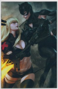 DEADPOOL BATMAN #1 MARVEL COMICS 2025 1:100 ARTGERM VIRGIN VARIANT NM