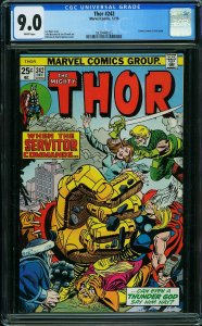 Thor #242 (1975) CGC 9.0 VFNM