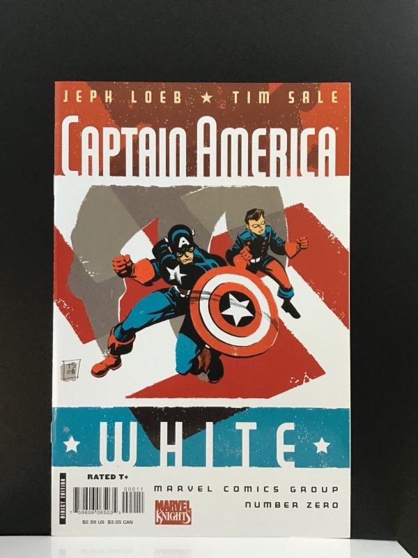 Captain America: White #0 Variant Cover (2008)