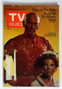 TV Guide 9/16/1972 Yul Brynner VG