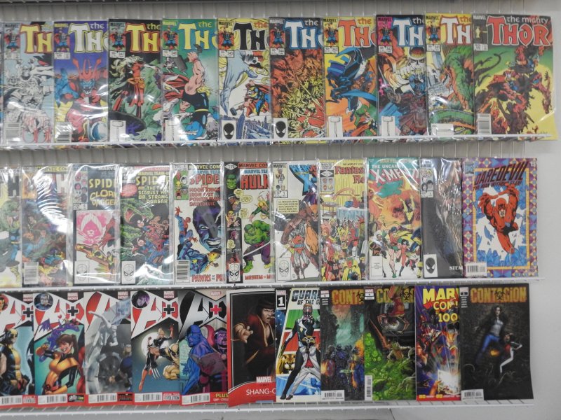 Huge Lot 180+ Comics W/ Thor, Spider-Man, Daredevil+ Avg VF- Condition!
