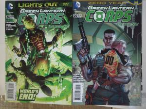 GREEN LANTERN New 52 Collection Lot 24 comic books 2012-2013 Corps New Guardians