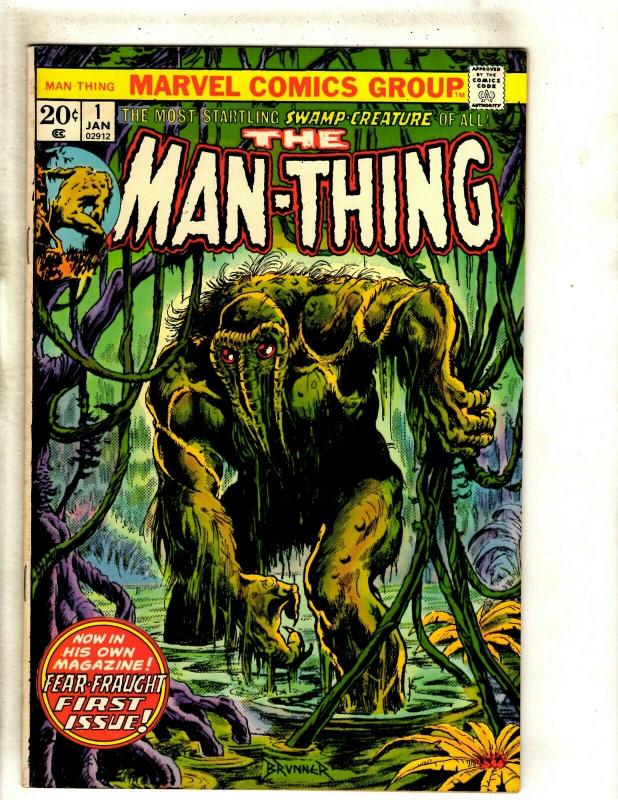 Man-Thing # 1 VF/NM Marvel Comic Book Horror Fear Monster Scary Suspense RS1