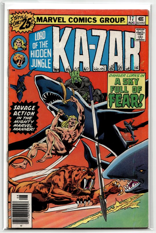 Ka-Zar #17 (1976) Ka-Zar