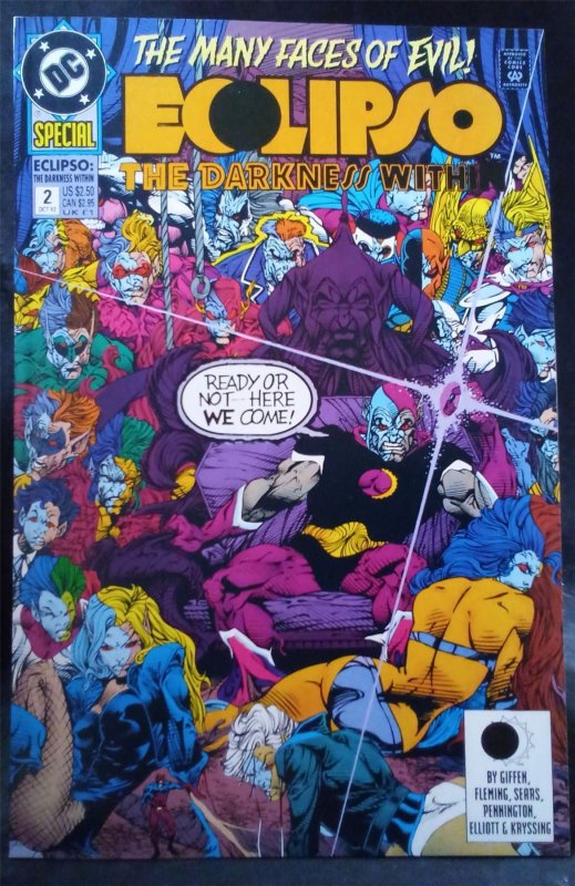 Eclipso: The Darkness Within #2 1992 DC Comics Comic Book