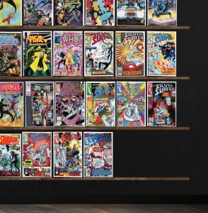 Huge Lot 150+ Comics with Silver Surfer, Shadowman, Secret Weapons & More!