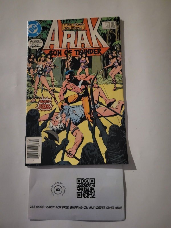 Arak Son of Thunder #28 VF-NM DC Comic Book 27 TJ68