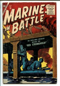 MARINES IN BATTLE #14 1956-ATLAS-CORREGIDOR-IRON MIKE MCGRAW-SEVERIN-good/vg