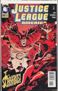 Justice League America #93 (1994) Scarabus