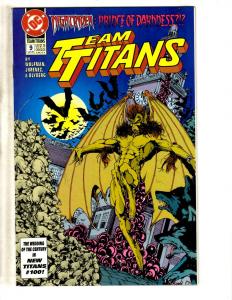 Lot Of 8 Team Titans DC Comic Books # 4 5 6 7 8 9 10 + Annual # 1 Flash CR19