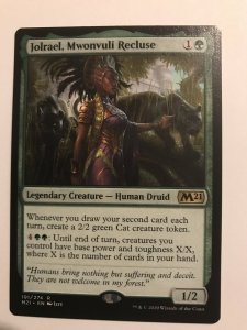 JOLAEL, MWONVULI RECLUSE : Magic the Gathering MTG card; Core 2021, Rare, NM