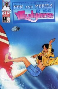 Private Beach Fun and Perils in the Trudyverse #1 Antarctic Press 01/95 VF+ 8.5)
