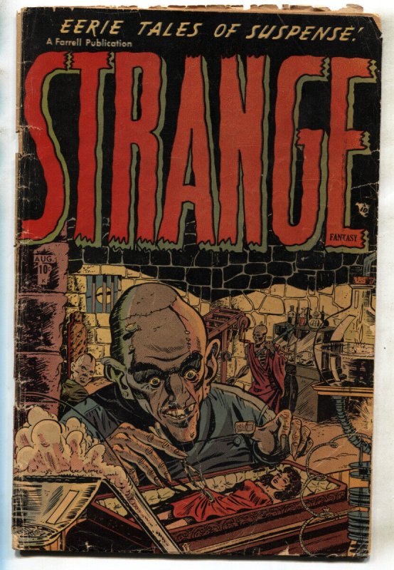 Strange Fantasy #2 8/1952-Ajax/Farrell-pre-code horror-1st issue-rare