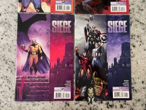 Siege Complete Marvel Comics LTD Series # 1 2 3 4 X-Men Avengers Hulk 98 J850