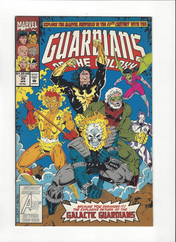 Guardians Of The Galaxy #35 Galactic Guardians  NM