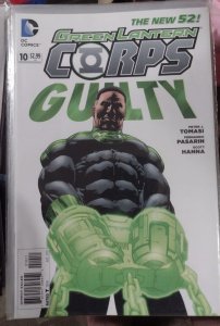 GREEN LANTERN CORPS  # 10  2012 DC   new 52    the alpha war  GUILTY