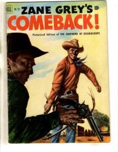 Four Color # 357 FN- Dell Golden Age Comic Book Zane Grey Comeback JL18