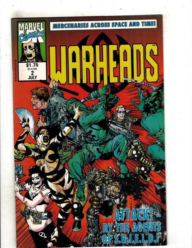 Warheads (UK) #2 (1992) YY5