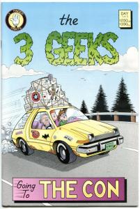 3 GEEKS - GOING TO THE CON #1 2 3, VF/NM, Rich Koslowski, 1-3 set, Convention 