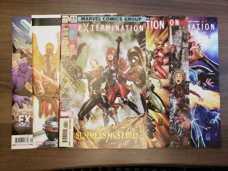 Extermination #1-5 (1,2,3,4,5) + X-Men The Exterminated (2018) 1st Kid Cable