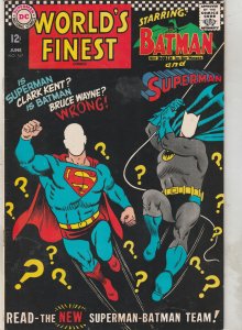 World's Finest #167 (Jun-67) FN/VF Mid-High-Grade Stunning Black Cover Wow!