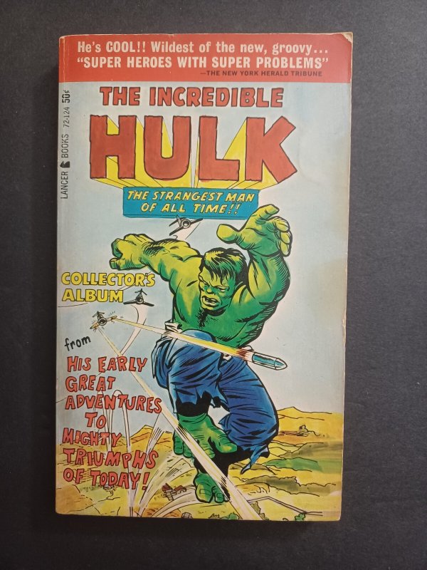 The Incredible Hulk Collector' Paperback - Lancer - Marvel - 1966