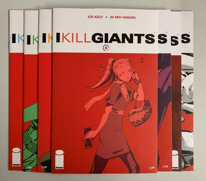 I Kill Giants #1-7 Set (Image 2008) 1 2 3 4 5 6 7 Joe Kelly (9.0+)