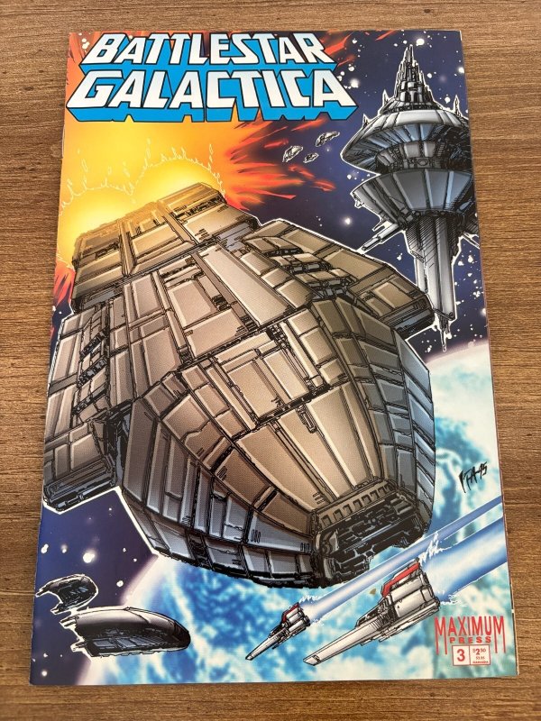 Lot Of 4 Battlestar Galactica Maximum Press Comic Books # 1 2 3 4 VF-NM 6 J461