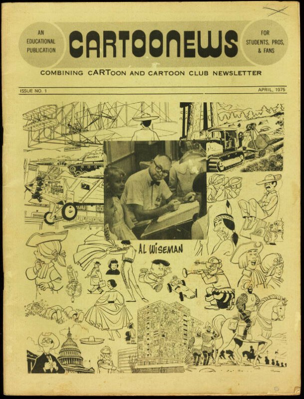 CARTOONEWS #1-1975-HAL FOSTER-DR. SEUSS-very good VG