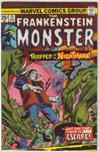 Frankenstein #15 (Mar 1975, Marvel), FN-VFN condition (7.0)