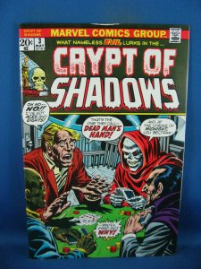 CRYPT OF SHADOWS 3 VF NM MARVEL HORROR 1973