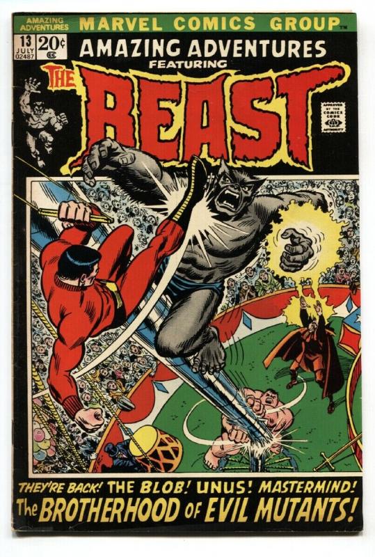 AMAZING ADVENTURES #13-Patsy Walker-Beast-comic book-1972