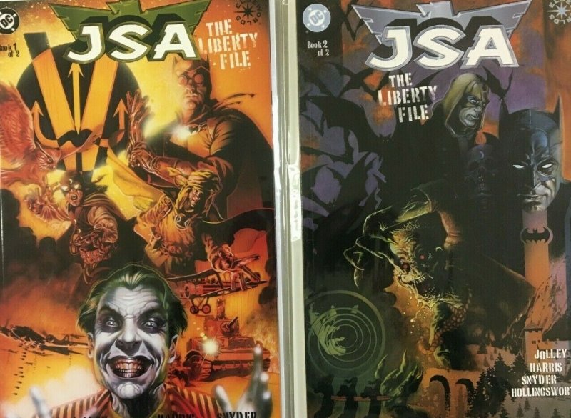 JSA Set:#1+2 8.0 VF (2001)