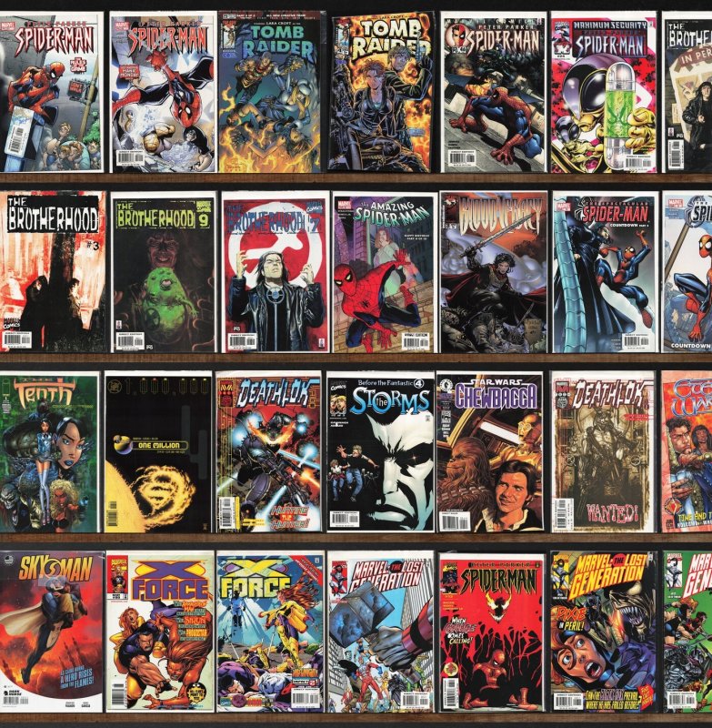 Huge Lot 140+ Comics with The New Warriors, X-Force & More!