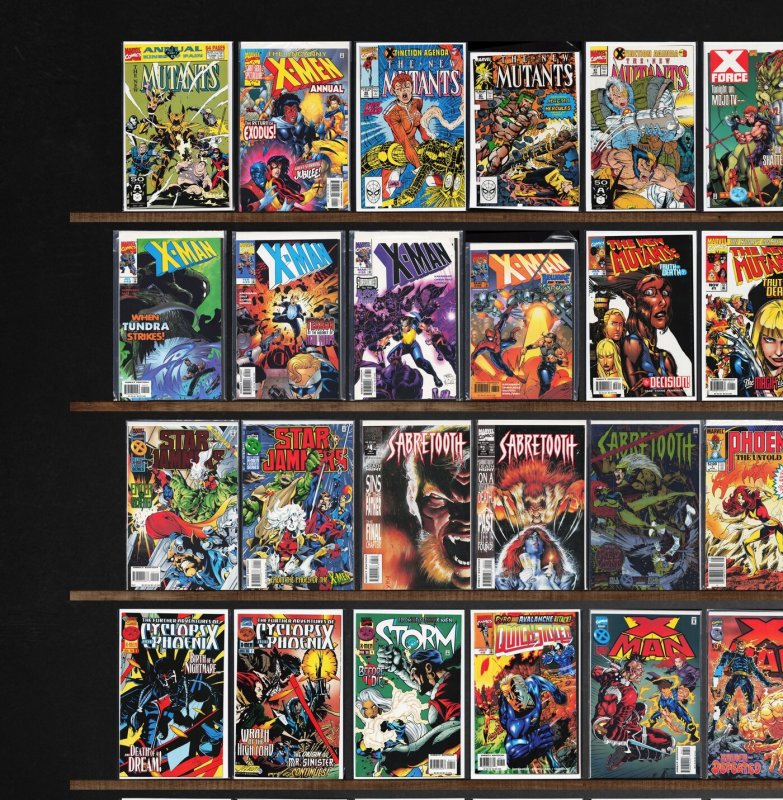 Huge Lot 150+ Comics with X-Man, The New Mutants, X-Force & More!