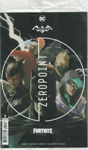Batman Fortnite Zero Point # 1 Variant 2nd Print Cover NM DC Sealed With Code