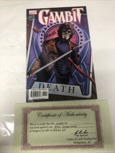 Gambit (2005) # 4 Variant • Signed Georges Jeanty • Marvel Comics • John Layman