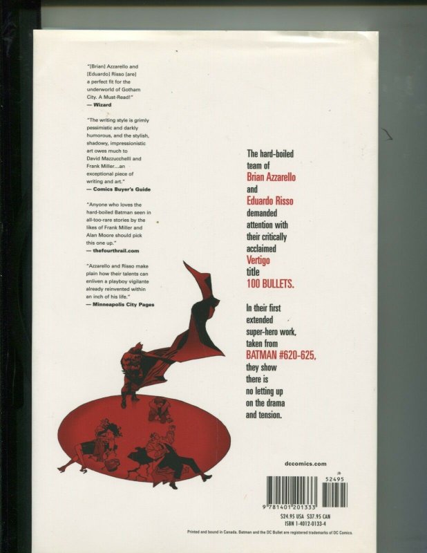 BATMAN: BROKEN CITY (VF) AZZARELLO!! RISSO!! 2004