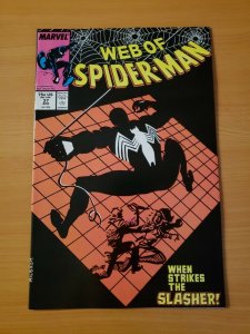 Web of Spider-Man #37 Direct Market Edition ~ NEAR MINT NM ~ (1988 Marvel) 