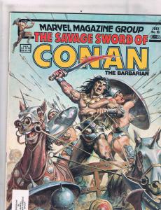 Savage Sword Of Conan # 90 Marvel Curtis Comic Book Magazine Kull Sonja J101