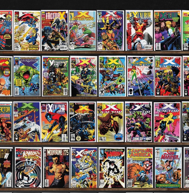 Huge Lot 150+ Comics with X-Factor, Excalibur, X-Force, Mutant X & More!