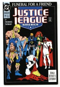 JUSTICE LEAGUE AMERICA #70-HTF THIRD PRINT DEATH OF SUPERMAN