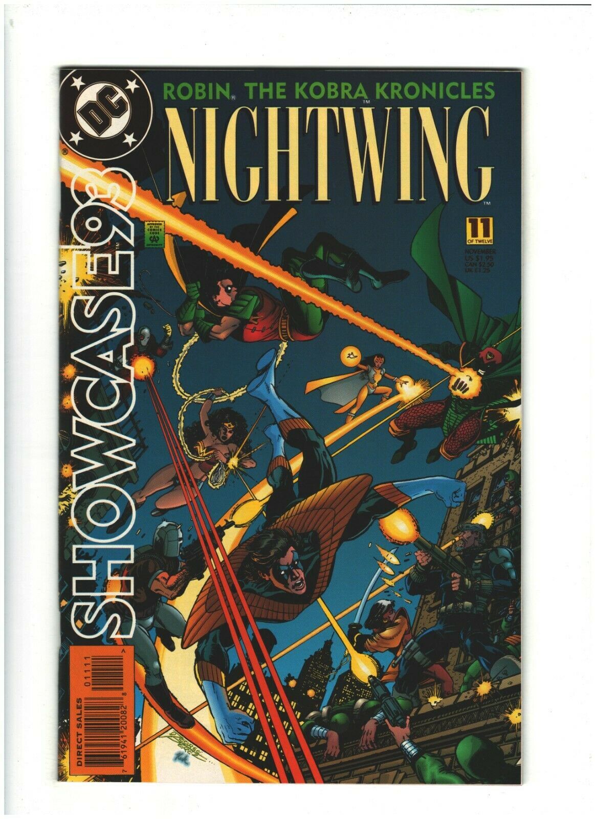 Showcase 93 (1993) Complete Set # 1-12 DC Comics • Catwoman • Nightwing • Robin